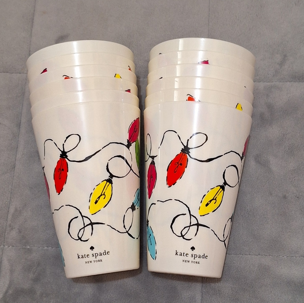 Kate Spade Plastic Holiday Reusable Cup - Picture 2 of 3